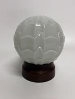 Art Deco Thabur wit plafondlamp ‘Waterval’ met bakeliet, Ophalen of Verzenden, Zo goed als nieuw, Glas, Art deco