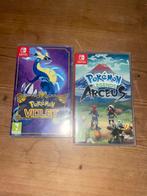 Pokemon Legends of arceus en Pokemon violet, Avontuur en Actie, 1 speler, Ophalen of Verzenden, Zo goed als nieuw
