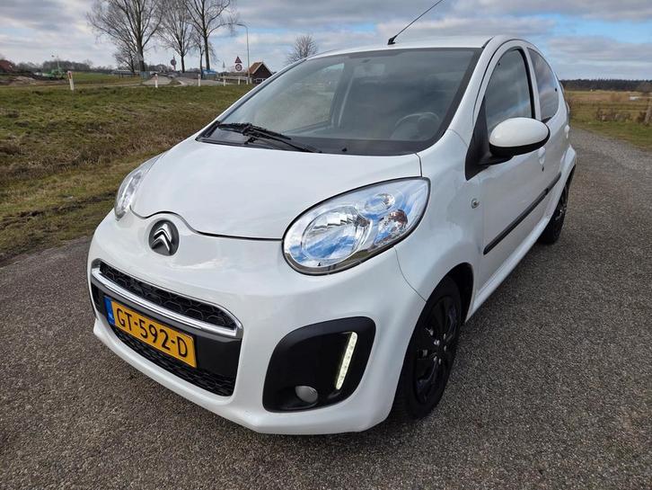 Citroën C1 1.0i 68PK 5D 2012 Wit, Auto's, Citroën, Bedrijf, C1, Airbags, Android Auto, Elektrische ramen, Isofix, LED verlichting