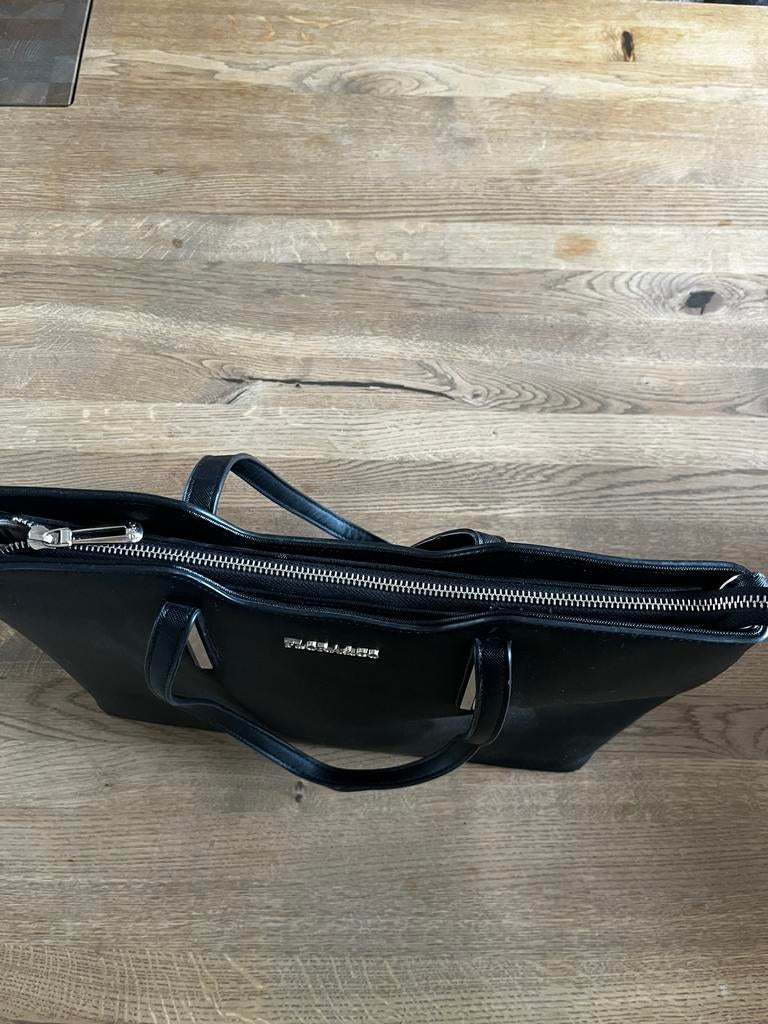 Flora&Co Handtas - Zwart, Sieraden, Tassen en Uiterlijk, Tassen | Damestassen, Ophalen, Zo goed als nieuw, Zwart, Handtas