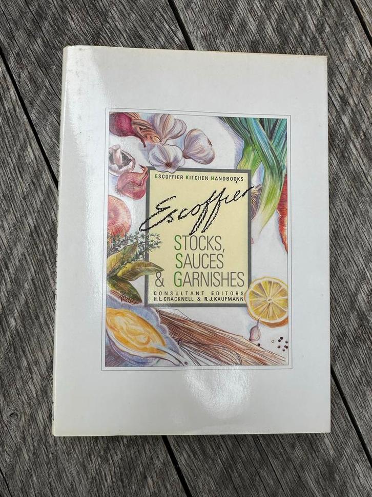 Escoffier Stocks, Sauces & Garnishes Kitchen Handbooks, Boeken, Kookboeken, Gelezen, Overige typen, Frankrijk, Ophalen of Verzenden