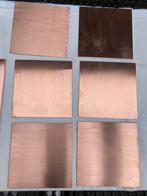Koperen plaatjes voor etsen 99% koper, Ophalen of Verzenden, Nieuw
