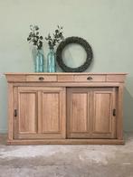 Brocante dressoir eiken commode vintage kadt sober naturel, Ophalen, Nvt, Nvt, Nvt