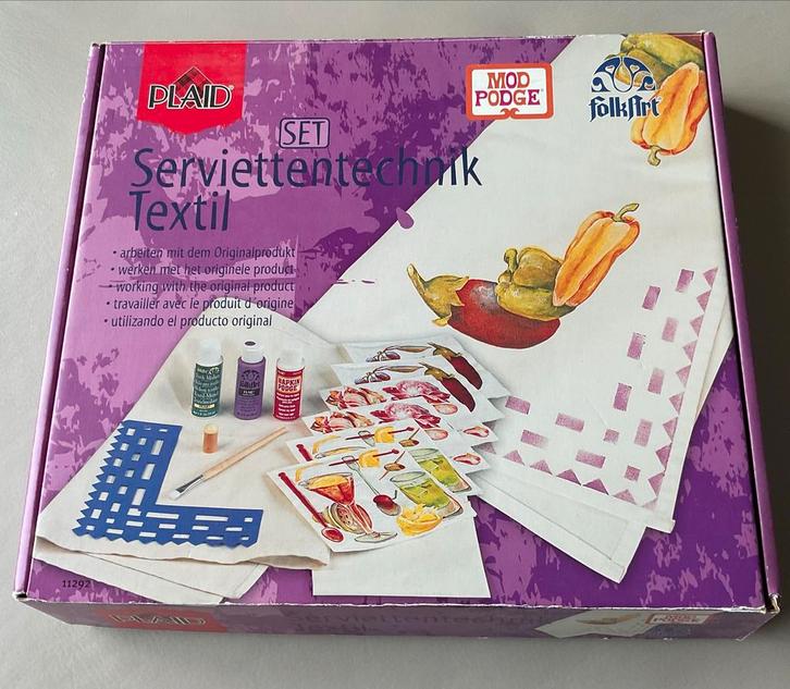 Servetten techniek met Mod Podge, Hobby en Vrije tijd, Knutselen, Zo goed als nieuw, Materiaal, Ophalen of Verzenden