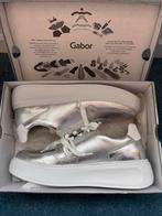 Gabor maat 40 (6,5) leren zilveren sneakers nieuw in doos, Kleding | Dames, Schoenen, Overige kleuren, Gabor, Nieuw, Ophalen of Verzenden