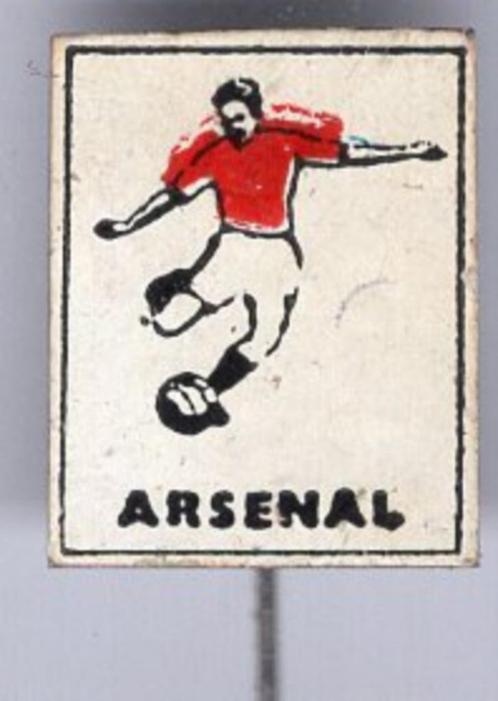 Arsenal papier op blik voetbalclub speldje ( Y_055a ), Verzamelen, Speldjes, Pins en Buttons, Zo goed als nieuw, Speldje of Pin