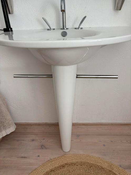 Design Wastafel Starck for Duravit, Huis en Inrichting, Badkamer | Badkamermeubels, Gebruikt, Wasbak of Wastafel, Minder dan 100 cm