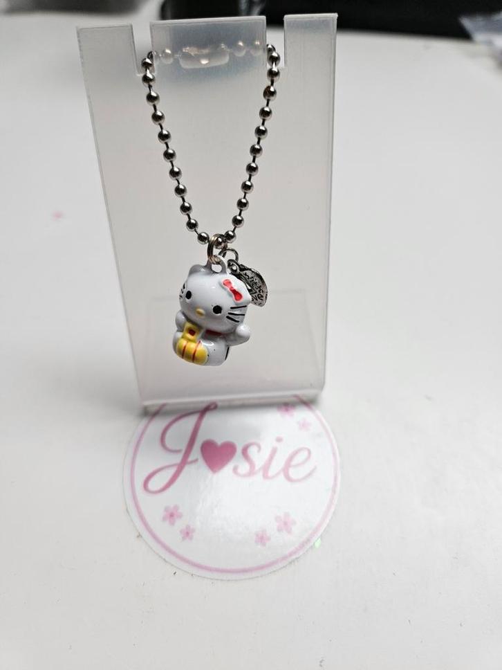 Tashanger Hello Kitty #24, Sieraden, Tassen en Uiterlijk, Kettingen, Nieuw, Overige materialen, Wit, Met hanger, Ophalen