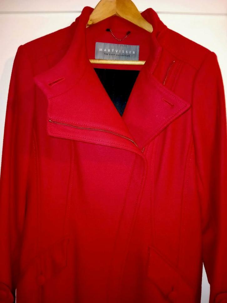 Nieuwe rode winterjas, Kleding | Dames, Jassen | Winter, Nieuw, Maat 38/40 (M), Rood, Ophalen