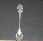 Verzilverde lepel, afb. Boer en Boerin, Ophalen of Verzenden, Gebruikt, Metaal, Bestek