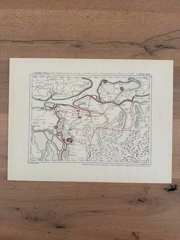 Stadsarchief landkaart Bergen op Zoom 30x40 cm beschikbaar voor biedingen
