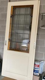 Glas in Lood Deuren, Doe-het-zelf en Verbouw, Deuren en Horren, Ophalen, Gebruikt, 80 tot 100 cm, 215 cm of meer