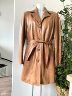 Mooie, soepele leren jas. TRENCH COAT Merk Saki maat 40, Kleding | Dames, Ophalen of Verzenden, Zo goed als nieuw, Maat 38/40 (M)