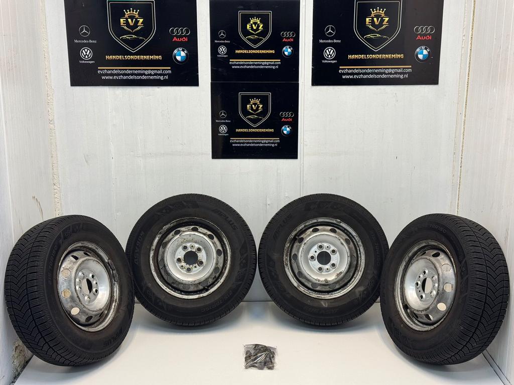 Fiat Ducato bj.2012 All-Seasons banden met velgenset 5x118, 15 inch, Ophalen of Verzenden, All Season, EVZ Handelsonderneming