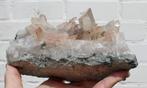 HEMATIET KWARTS uit BIERGHES in BELGIE XL, Verzamelen, Mineralen en Fossielen, Ophalen of Verzenden, Mineraal