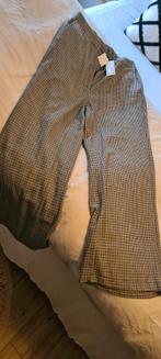 Nieuwe wijde geruite broek pantalon maat 42, Kleding | Dames, Broeken en Pantalons, Ophalen of Verzenden