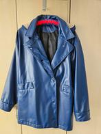 Pu leren Jas, Kleding | Dames, Jassen | Winter, Ophalen, Zo goed als nieuw, Maat 46/48 (XL) of groter, Blauw