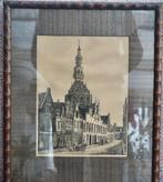 houtsnede: Zierikzee, stadsgezicht. Eug. Rensburg, 1904., Antiek en Kunst, Kunst | Etsen en Gravures, Ophalen of Verzenden