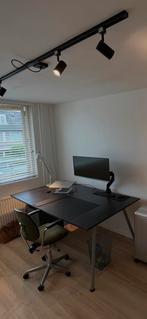 Ikea Galant Vergadertafel - Bureau 195 X 110, Huis en Inrichting, Bureaus, Ophalen, In hoogte verstelbaar, Zo goed als nieuw, Bureau