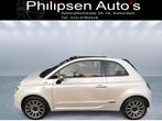Fiat 500 Cabrio 1.2 Rock Automaat. Leer Clima LM (bj 2011), Euro 5, Gebruikt, 915 kg, Onderhoudsboekje