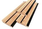 Douglas dubbel rhombus zwarte kern | 24 x 140 mm, Ophalen of Verzenden, Nieuw, 250 cm of meer, Planken