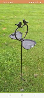 Tuinsteker Tuinprikker Gietijzer Vogel Voederschaal Nieuw, Tuin en Terras, Ophalen of Verzenden, Nieuw