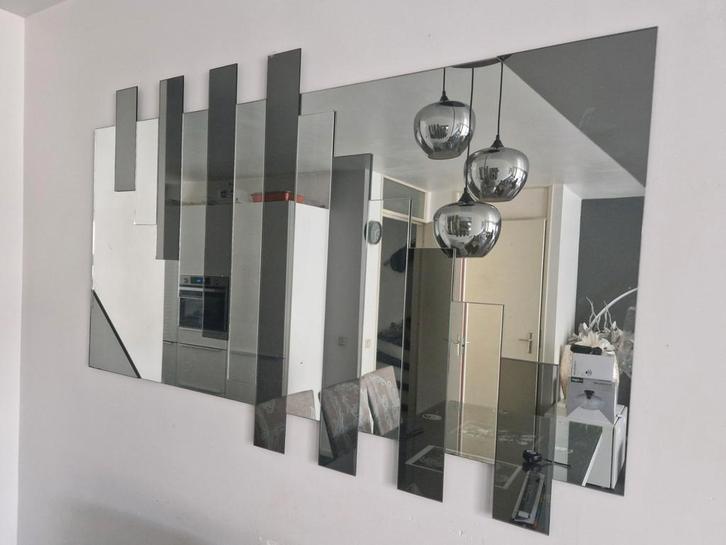 Spiegel met Smoke Glas - 150x95cm - Uitstekende Staat, Huis en Inrichting, Woonaccessoires | Spiegels, Zo goed als nieuw, Minder dan 100 cm
