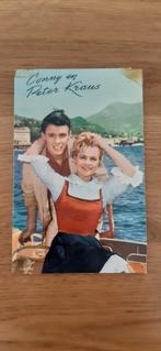 Conny en Peter Kraud artiesten kaart, Ophalen of Verzenden, 1940 tot 1960, Ongelopen, Sterren en Beroemdheden