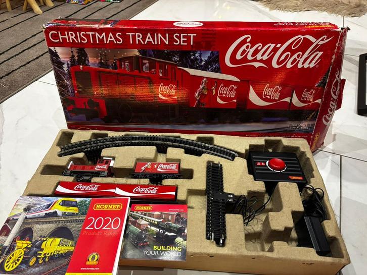 ‏Hornby Coca-Cola Christmas Train Set – compleet & werkend, Verzamelen, Transformers, Zo goed als nieuw, G1, Ophalen of Verzenden