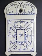 Brocante aardewerken snijplank wit blauw Boch Copenhague 2x, Antiek en Kunst, Antiek | Keukenbenodigdheden, Ophalen of Verzenden