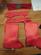 carnaval kind rode schoen/laarzen kappen,handschoenen sjerp, Ophalen, Nieuw, Jongen of Meisje