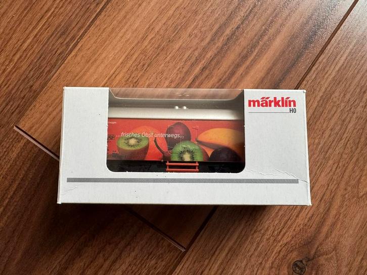 🚂 Markiln model 4415 Frisches Obst unterwegs van de DB, Hobby en Vrije tijd, Modeltreinen | H0, Zo goed als nieuw, Wagon, Gelijkstroom