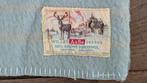 Vintage AaBe wollen deken - Lichtblauw, Gebruikt, Crème, Vintage, 200 cm of meer