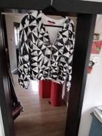 Zwart met beige vest van oui maat 44, Kleding | Dames, Zwart, Maat 42/44 (L), Ophalen of Verzenden, Gedragen