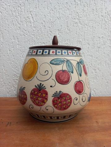 Jawe keramik. Vruchtenbowl. Bewaarpot. Vintage. Fifties