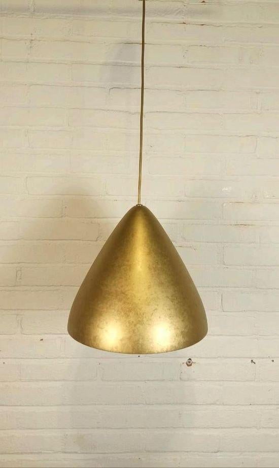 Vintage design hanglamp, Lisa Johansson-Pape, Orno, Finland, Tweedehands, Tweedehands, Ophalen of Verzenden, Metaal