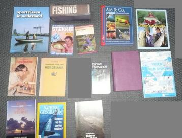 191 boeken / bladen hengelsport / vissen (bijzondere):  beschikbaar voor biedingen