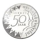 50 gulden zilver 1987 PROOF, Postzegels en Munten, Munten | Nederland, Zilver, Ophalen of Verzenden, 50 gulden, Koningin Beatrix