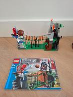 Lego 8778 Knights Kingdom De Hinderlaag met boekje., Ophalen of Verzenden, Gebruikt