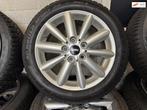 Mini Mini : complete winterset lichtmetaal 16 inch Dunlop, Auto's, Mini, Voorwielaandrijving, 136 pk, Gebruikt, Overige modellen