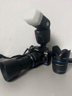 Olympus E510 + Tas - Perfecte Starterset!, Audio, Tv en Foto, Fotografie | Fototassen, Ophalen, Gebruikt, Rugtas, Overige merken