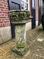 Oude plantenbak (beton), Tuin en Terras, Bloempotten, Ophalen, Gebruikt, 40 cm of meer, Rond