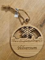 Houten Kerstbal Hilversum Skyline - 9cm, Ophalen of Verzenden, Nieuw