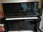Piano, goed onderhouden, hoog model, zwart gelakt, Muziek en Instrumenten, Ophalen, Gebruikt, Zwart, Piano