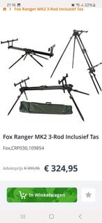 Fox Ranger MK2 3-Rod met tas te koop, Watersport en Boten, Ophalen of Verzenden, Zo goed als nieuw, Overige typen