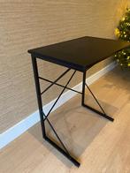 Zgan! Zwart metalen Computertafeltje, Huis en Inrichting, Kasten | Computermeubels, 70 tot 120 cm, Ophalen of Verzenden, Zo goed als nieuw