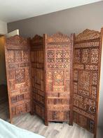 Authentiek handgemaakt indisch/indonesisch kamerscherm, Huis en Inrichting, Woonaccessoires | Kamerschermen, Ophalen, Zo goed als nieuw