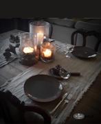 Shabby tafel loper linnen doek kleed stoer sober landelijk, Verzenden, Nieuw