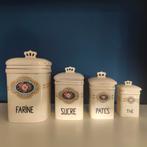 Brocante Franse porseleinen potten, Antiek en Kunst, Antiek | Porselein, Ophalen of Verzenden