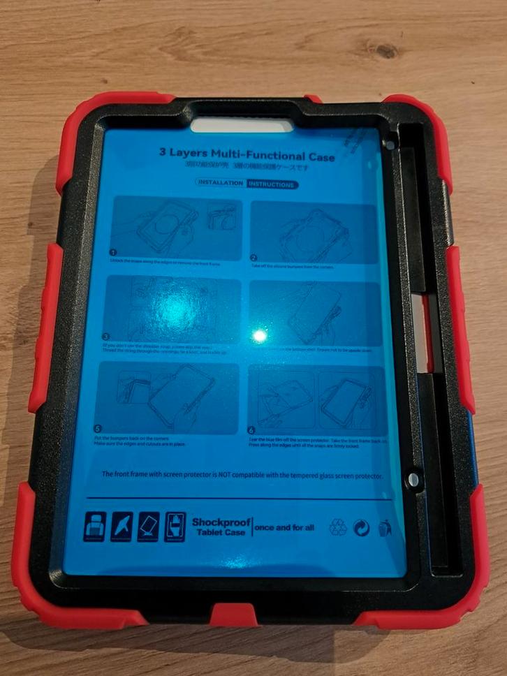 Kinder beschermhoes voor mini iPad, Computers en Software, Tablet-hoezen, Nieuw, Bescherming voor- en achterkant, 8 inch, Ophalen of Verzenden